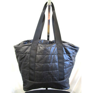 Wild Fable Black Quilted Puffer Large Nylon Carry All Travel Shoulder Tote Bag